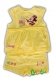 Komplet z Myszką Minnie żółty r. 81