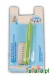 Szczotka miękka + grzebień zielona