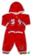 Dres welurkowy czerwony r. 92