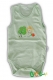 Body bez rękawów zielone r. 80