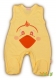Śpioszek Wesołe Zoo żółty r. 74