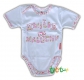 Body Happy krótki rękaw białe miłe maluchy r. 92